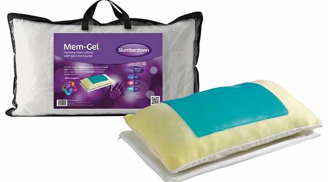 Slumberdown Memory Foam Pillow with Gel Cooling