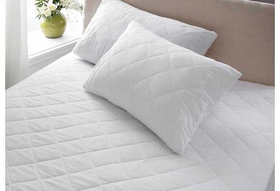 Slumberdown Quilted Mattress Protector - Double