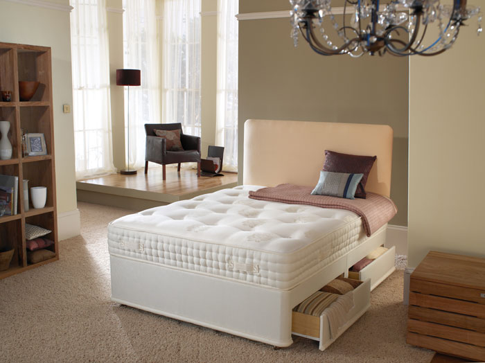 Slumberland Beds Gold Seal  3ft Single Divan Bed