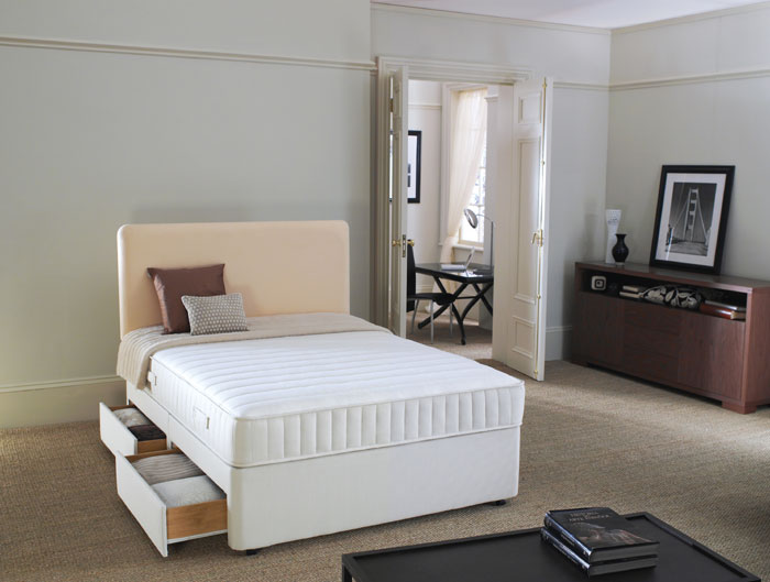Memory Seal Luxury  3ft Single Divan Bed