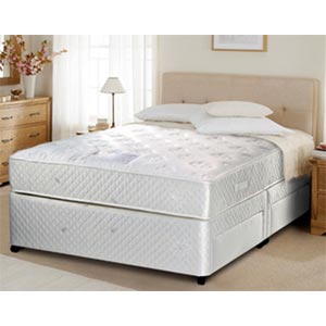Ivory Seal 4FT6 Double Divan Bed
