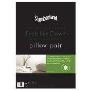 SLUMBERLAND Microfibre Anti-Allergy Pillow 2pk