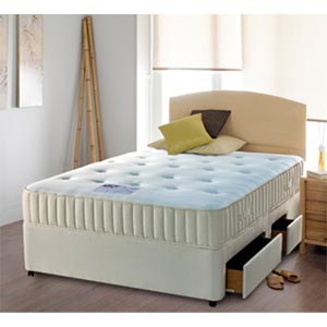 Moselle Latex 4FT6 Double Divan Bed