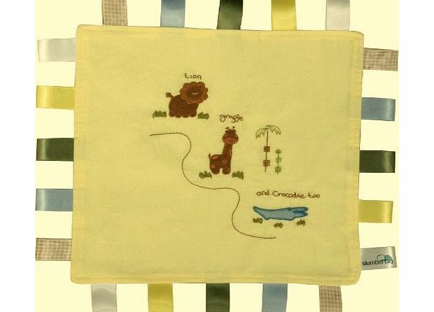 Slumbertag  Baby Comforter Security Blanket SAFARI ZOO