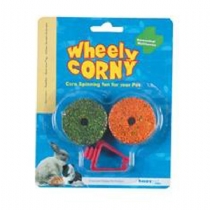 Happy Pet Corn Wheel and Holder 2 Pack