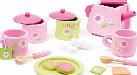 Small Foot Legler ``Pink`` Tea Set Kitchen and Food Toy