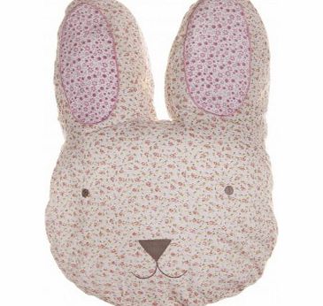 Smallable Home Pink rabbit cushion `One size