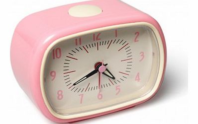 Retro alarm clock - pale pink `One size