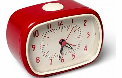 Retro alarm clock - red `One size