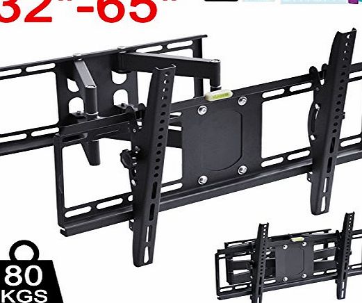 TV Wall Bracket for 32-65 inch LCD, LED amp; Plasma TV. Super-strength Load Capacity up to 80KG, Max VESA 600x400mm