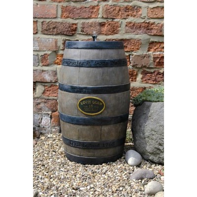 Whiskey Barrel Water Feature
