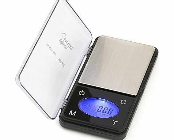 Smart Weigh ZIP300 Ultra Slim Digital Pocket Scale with Counting Feature 300 x 0.01g