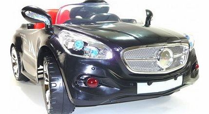 Smartway Mercedes AMG STYLE 12v Battery Powered Electric Ride On Sports Car In Black- Ages 2  Years