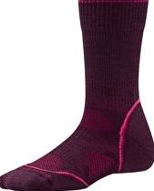 SmartWool, 1296[^]232125 Womens PhD Outdoor Light Crew Sock - Aubergine