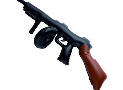 Smiffys 75cm Inflatable Tommy Gun (Black)