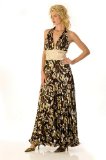 Dynasty Louises Evening Dress Brown - 12