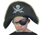 Smiffys Pirate Captain Hat For children - One size fit