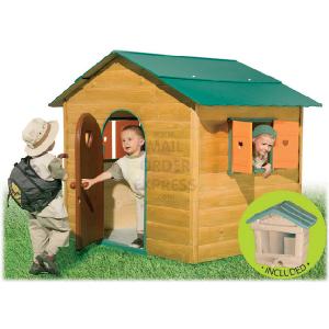 Smoby Giant Wooden Chalet Playhouse