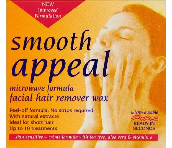 Smooth appeal facial wax hair remover Microwavable peel off