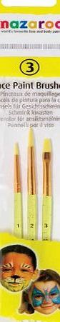 Snazaroo Face Paint Brush Set 3 Pack