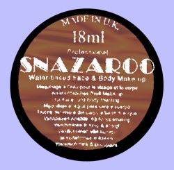 Snazaroo Face Paint - 18ml - Dark Brown (999)
