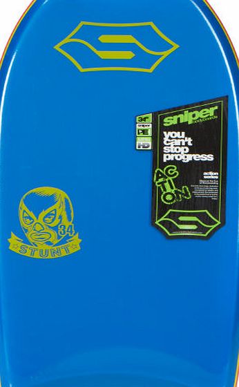 Sniper Stunt PE Bodyboard - Royal Blue/ White