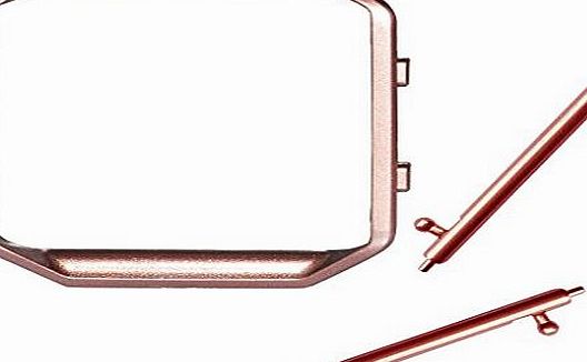 SnowCinda Frame for Fitbit Blaze Stainless Steel Metal Replacement Watch Frame Holder for Fitbit Blaze Smart Watch Only (Metal,Champagne Pink)