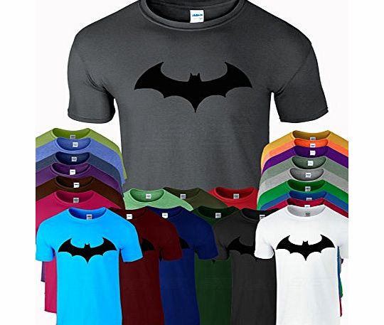 SnS Online Men Women Boys Girls Womens T-Shirt Unisex T-Top Cotton Batman Hush T-Shirt - Charcoal Grey - M - Chest: 38 ``- 40``