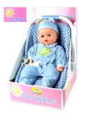 (Snuggles) Baby Doll and Carry Seat (Blue)