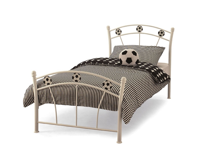 White Small Single Bedstead