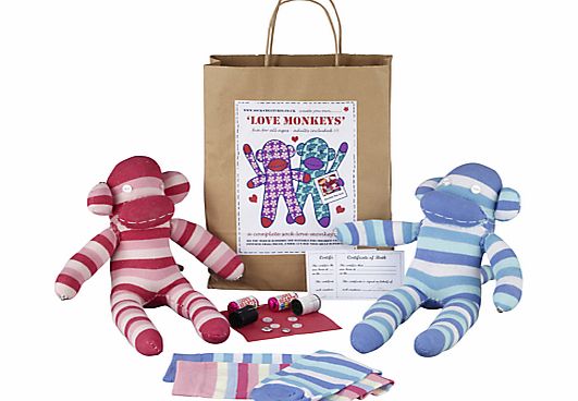 Sock Creatures Love Monkeys Kit