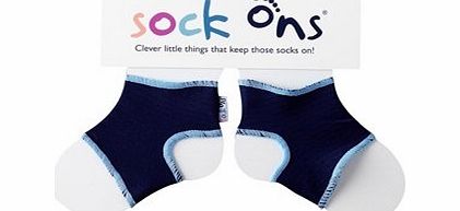 Sock Ons - Navy Blue 0-6 Months
