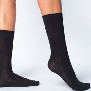 Sockshop Ladies 3 Pair Essential Plain Cotton Rich Socks 7-9 Ladies - Black