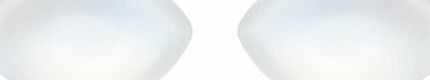 SodaCoda 150g/pair - SODACODA Oval Shaped Silicone Inserts Chicken Fillets Breast Enhancers For Bras, Swimsuits, Bikini, Bandeau Bikinis Top - for A, B, C and D Cups - Clear Colour