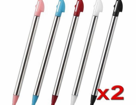 SODIAL(R) 10x Multi-Color Touch Screen Stylus Pen Compatible with Nintendo 3DS N3DS XL LL