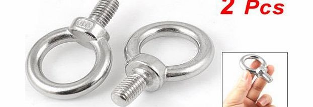 SODIAL(R) 2 Pcs 304 Stainless Steel M10 10mm 3/8