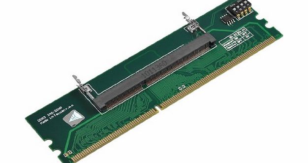 SODIAL(R) DDR3 Laptop to Desktop Memory RAM Adapter Connector Converter