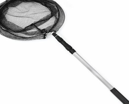 SODIAL(R) Fishing Folding Landing Net With Extending Pole Handle Fishing Net