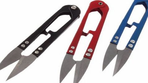 SODIAL(R) Metal Grip Handy Shears Spring Design Fishing Line Cross-stitch embroidery scissors Clippers Sewing Trimming Scissors Nippers trimming Embroidery Tailor Craft Thrum Yarn