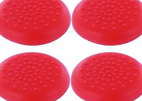 New Joystick Thumb stick thumb grip Replacement Caps Cover F Sony PS4 Controller 2 pair - Red