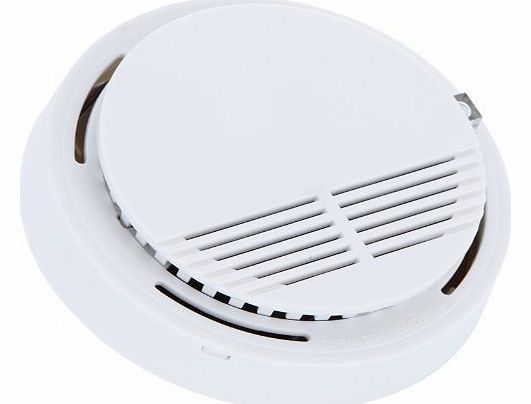 SODIAL(R) Standalone Photoelectric Smoke Alarm Fire Smoke Detector Sensor Home Security System for Home Kitchen 9V