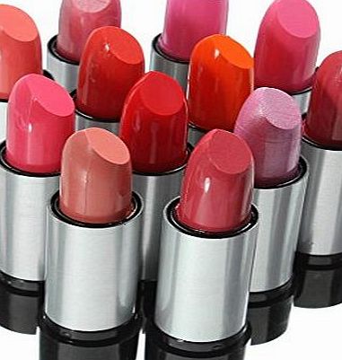 SODIAL(R) TOOGOO(R) 12 Colors Lipsticks Glossy Sets Fashion Women Beauty Makeup