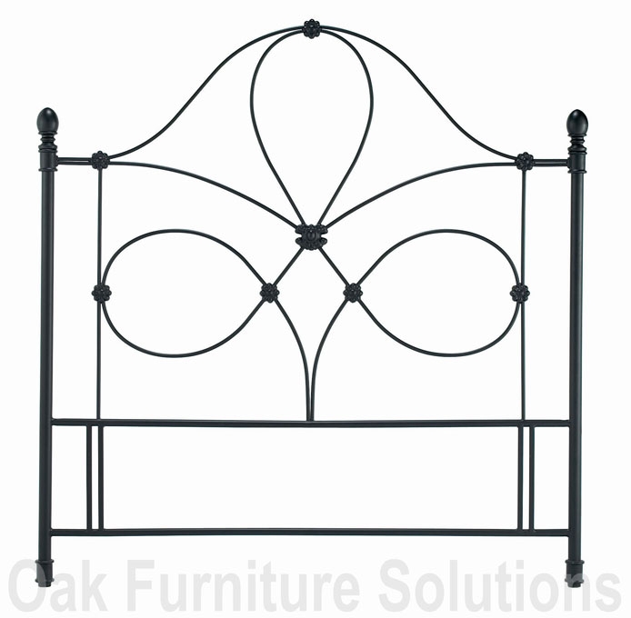 Sofia Black Headboard -135cm Double and 150cm -