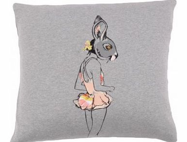 Soft Gallery Rabbit Cushion Cover Heather grey `One size