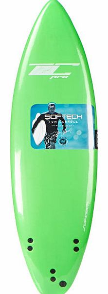 Softtech TC Pro Model Lime Surfboard - 6ft 6