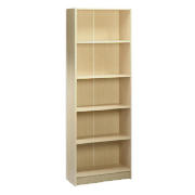 Soho 5 shelf bookcase- Maple effect