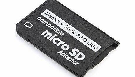Sojoy Micro SD SDHC TF to Memory Stick PRO DUO Adapter Converter Card Reader for Sony PSP