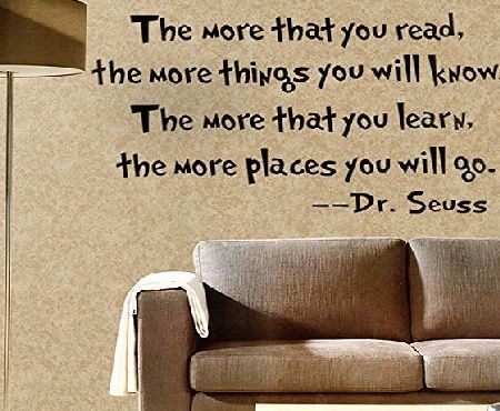 SOLEDI Fairy Season Wall Art Sticker Quotes DR SEUSS Wall Decal for Living Room Bedroom Kitchen