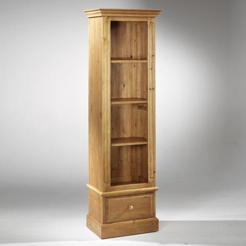 Solid Pine Furniture - English Heritage Furniture English Heritage Pine Bookcase Narrow