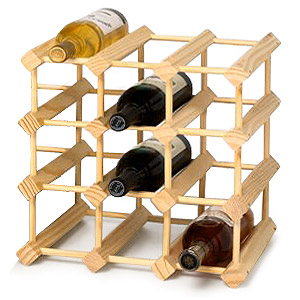 Pine Self Assembly Wine Rack Kit